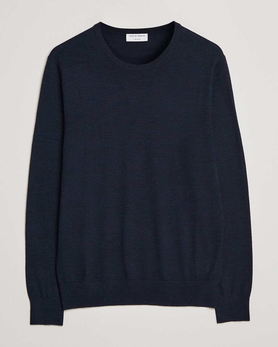 Tiger of Sweden Nichols Crew Neck Pullover Navy – Blau