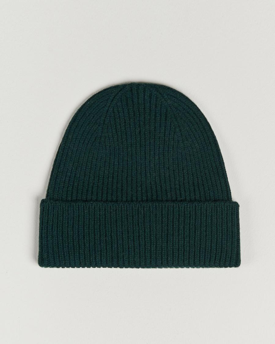 Colorful Standard Merino Wool Beanie Emerald Green – Grün
