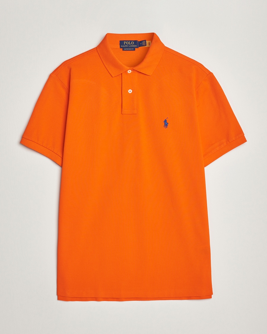 Polo Ralph Lauren Custom Slim Fit Polo Sailing Orange – Orange