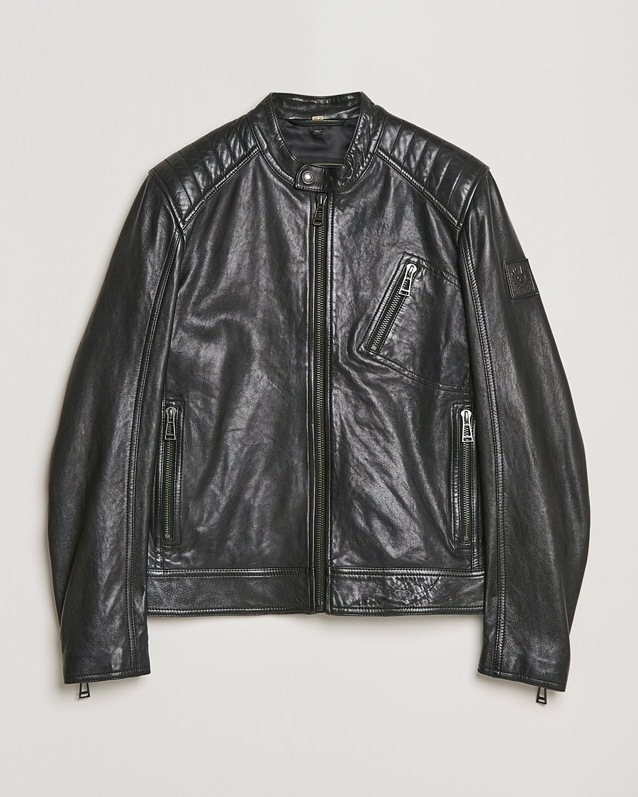 Belstaff V Racer 2.0 Leather Jacket Black – Schwarz