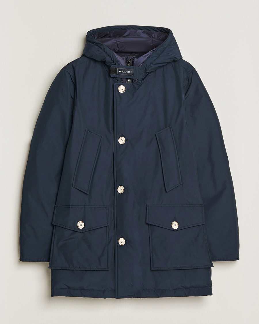 Woolrich Arctic Parka No Fur Melton Blue – Blau