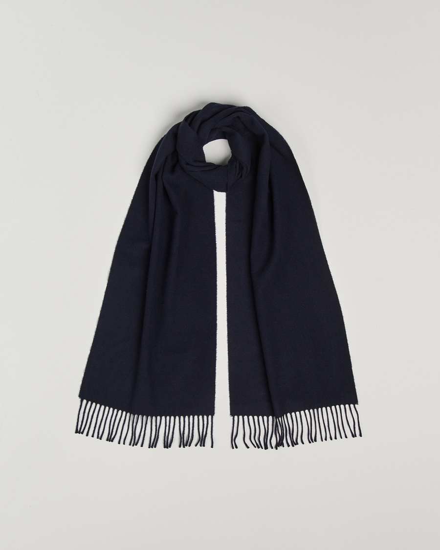 GANT Wool Scarf Evening Blue – Blau