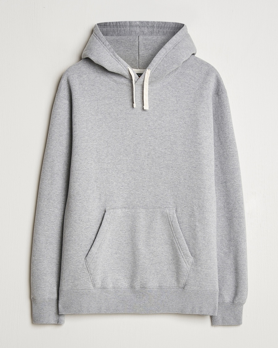 BEAMS PLUS Japanese Cotton Hoodie Heather Grey – Grau