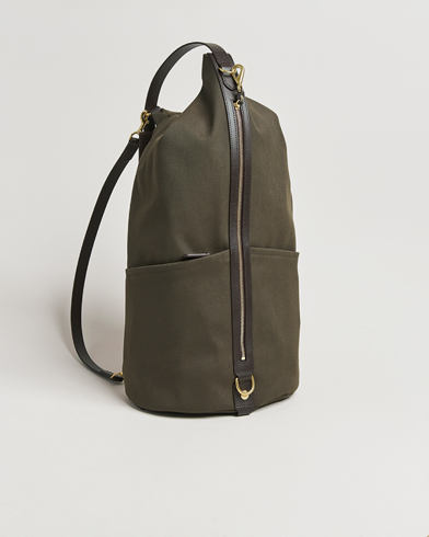 Mismo M/S Carpet Bag Army/Dark Brown – Grün