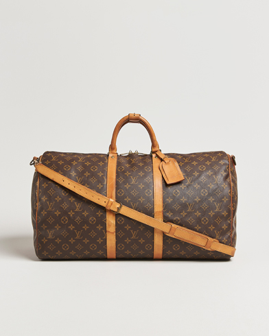 Louis Vuitton Pre-Owned Keepall Bandoulière 55 Monogram – Braun