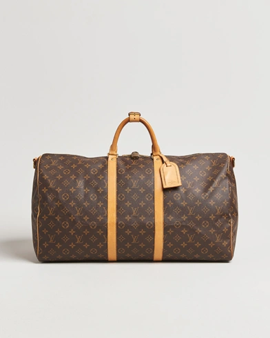Louis Vuitton Pre-Owned Keepall Bandoulière 55 Monogram – Braun