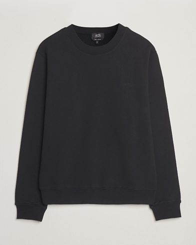 A.P.C. Embroidered APC Sweatshirt Black – Schwarz