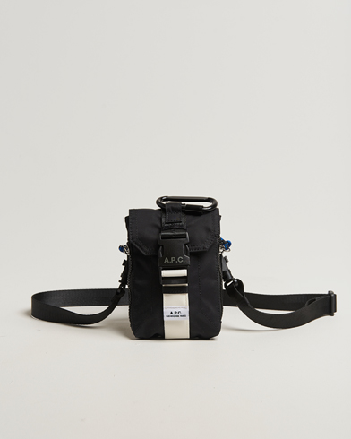 A.P.C. Trek Crossbody Pouch Black – Schwarz