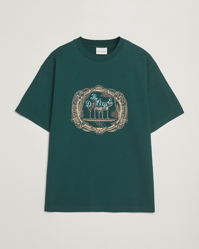 Drôle de Monsieur Plateau T-Shirt Dark Green – Grün