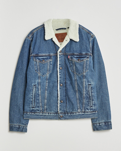 Levi's Type 3 Sherpa Trucker In The Morning – Blau