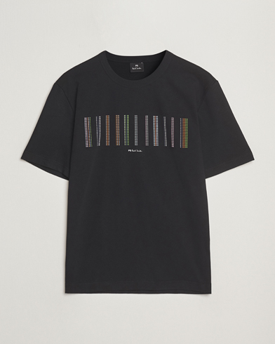 PS Paul Smith Striped Crew Neck T-Shirt Black – Schwarz