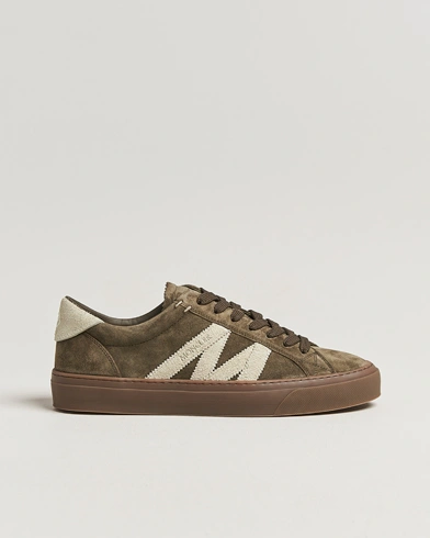 Moncler Monaco Low Top Sneakers Olive – Blau