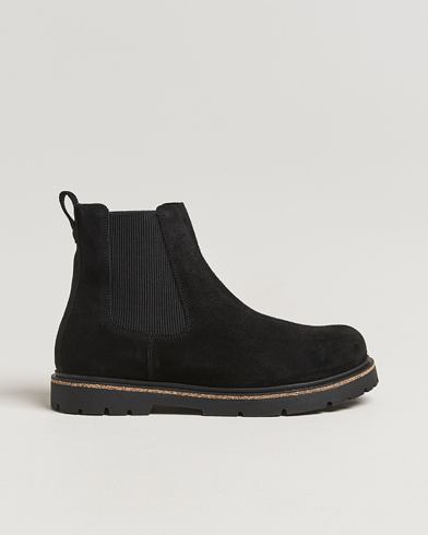 BIRKENSTOCK Highwood Suede Chelsea Boot Black – Schwarz