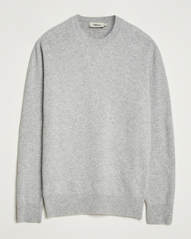 Altea Wool/Cashmere Crew Neck Pullover Light Grey – Grau