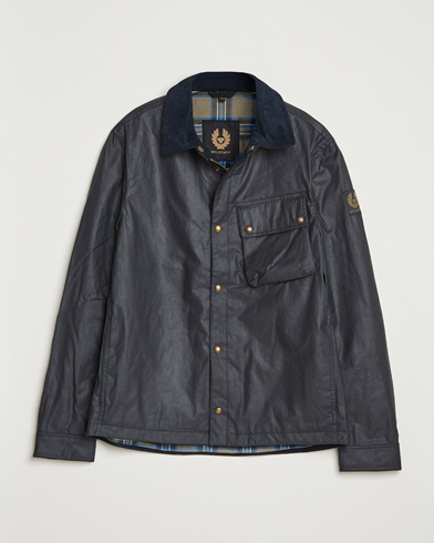 Belstaff Ground Wax Jacket Dark Navy – Blau