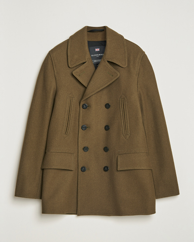 Gloverall Churchill Reefer Peacoat Loden Green – Grün