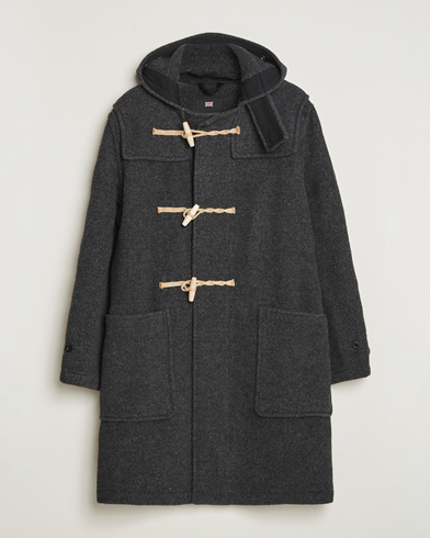 Gloverall 575 Monty Original Duffle Coat Charcoal – Grau