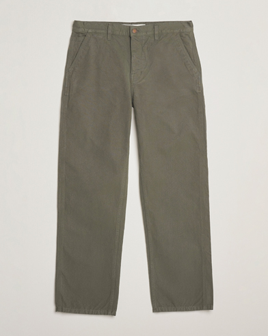 Nudie Jeans Tuff Tony Duck Canvas Pants Green – Grün