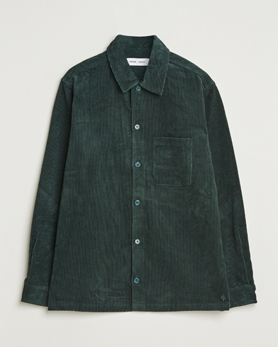 Samsøe Samsøe Damon Corduroy Overshirt Green Gables – Grün