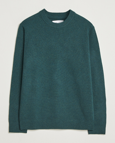 Samsøe Samsøe Isak Knitted Crew Neck Green Gables – Grün