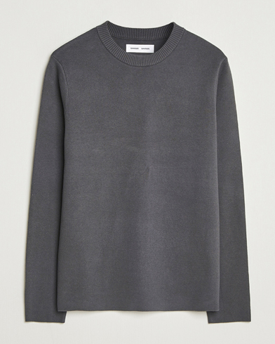 Samsøe Samsøe Niklas Sweater Black Oyster – Grau