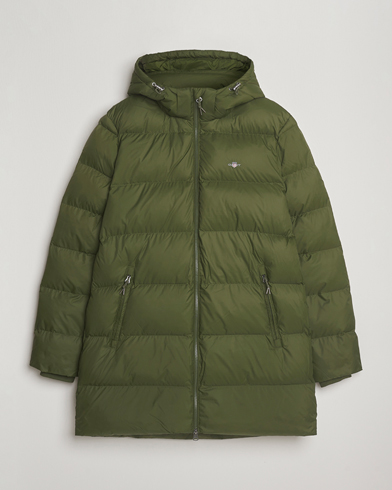 GANT The Active Cloud Mid Length Jacket Country Green – Grün