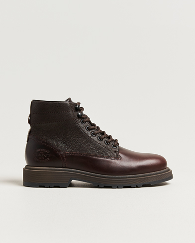 GANT Blisdor Leather Boot Dark Brown – Braun