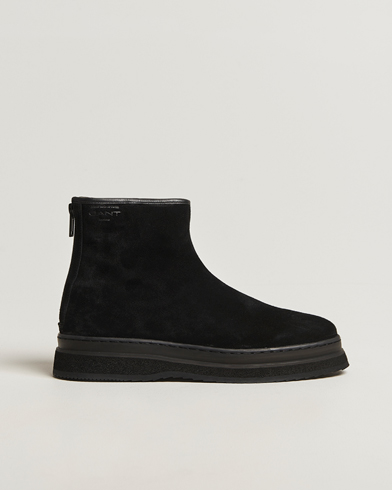 GANT Blistown Shearling Suede Curling Boot Black – Schwarz