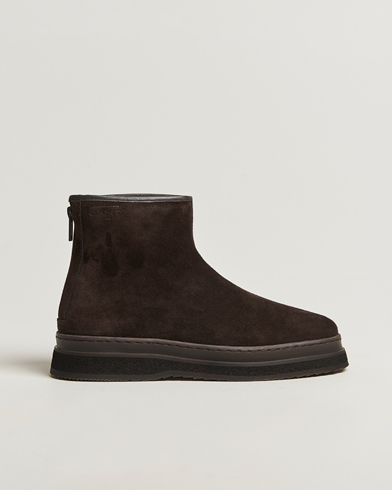 GANT Blistown Shearling Suede Curling Boot Espresso Brown – Braun
