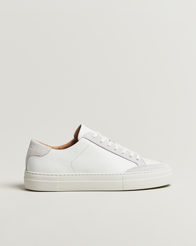 J.Lindeberg Art Signature Leather/Suede Sneaker White – Weiß