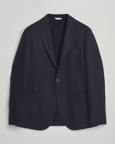 Boglioli K Jacket Wool/Cashmere Blazer Navy – Blau