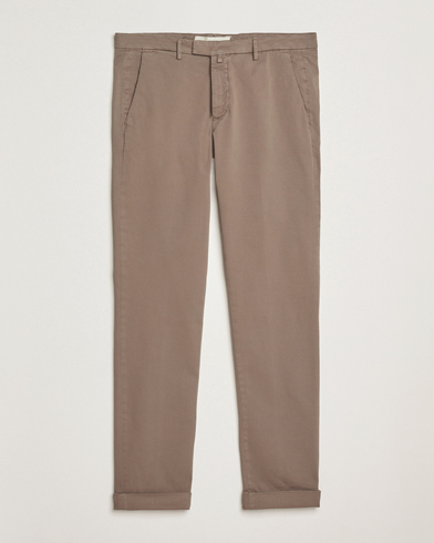 Briglia 1949 Slim Fit Cotton Stretch Chino Taupe – Beige
