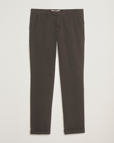 Briglia 1949 Slim Fit Cotton Stretch Chino Dark Brown – Braun