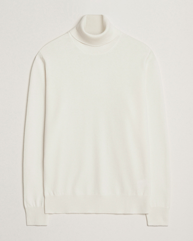 Brunello Cucinelli 2 Ply Cashmere Rollneck Panama – Weiß