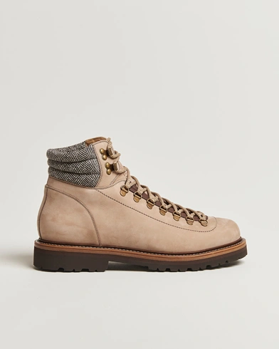 Brunello Cucinelli Winter Boots Beige Suede – Beige