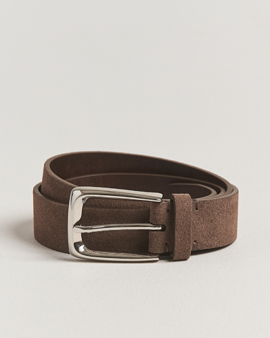 Brunello Cucinelli Suede Belt Dark Brown – Braun