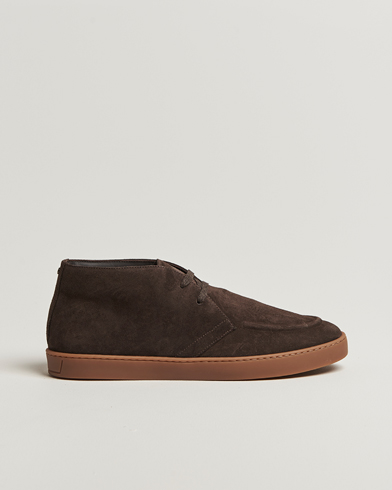 Canali Chukka Boots Dark Brown Suede – Braun