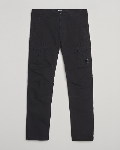 C.P. Company Stretch Satin Lens Cargo Pants Black – Schwarz
