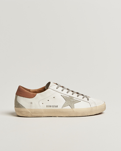 Golden Goose Super-Star Sneakers White/Light Brown – Weiß