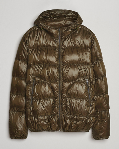 Herno Piumino Nylon Bomber Military – Grün