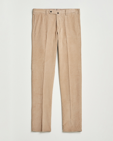Incotex Regular Fit Baby Corduroy Trousers Beige – Beige