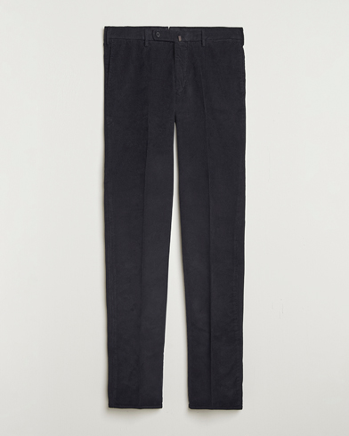 Incotex Regular Fit Baby Corduroy Trousers Navy – Blau