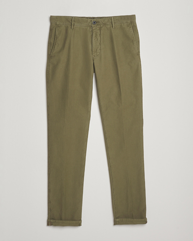 Incotex Slim Fit Garment Dyed Slacks Green – Grün