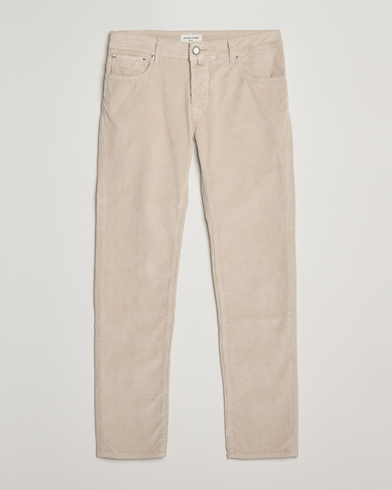 Jacob Cohën Bard 5-Pocket Medium Corduroy Trousers Off White – Beige