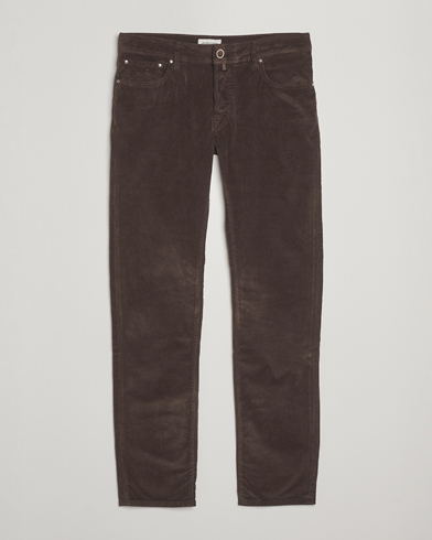 Jacob Cohën Bard 5-Pocket Medium Corduroy Trousers Brown – Braun