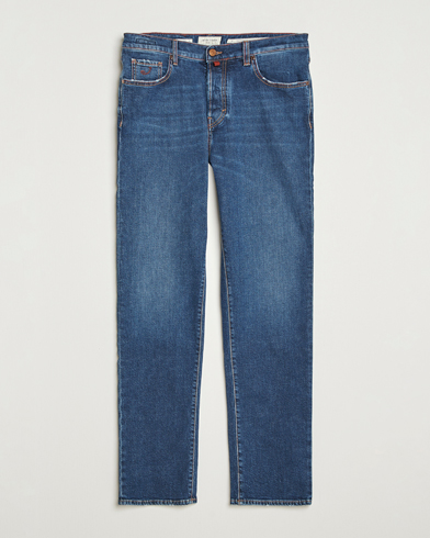 Jacob Cohën Edos Regular Straight Fit Jeans Mid Blue – Blau