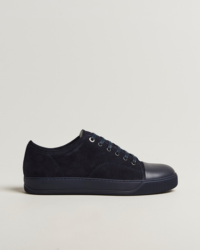 Lanvin DBB1 Nappa Cap Toe Sneaker Black/Navy – Blau