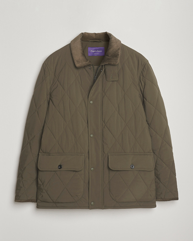 Ralph Lauren Purple Label Carleton Jacket Olive – Grün