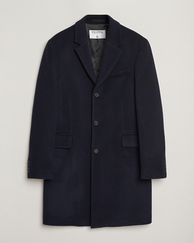 Filippa K William Wool Coat Navy – Blau