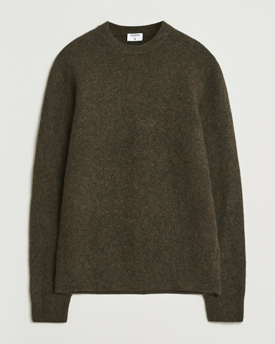 Filippa K Yak Knitted Sweater Dark Khaki Green – Grün